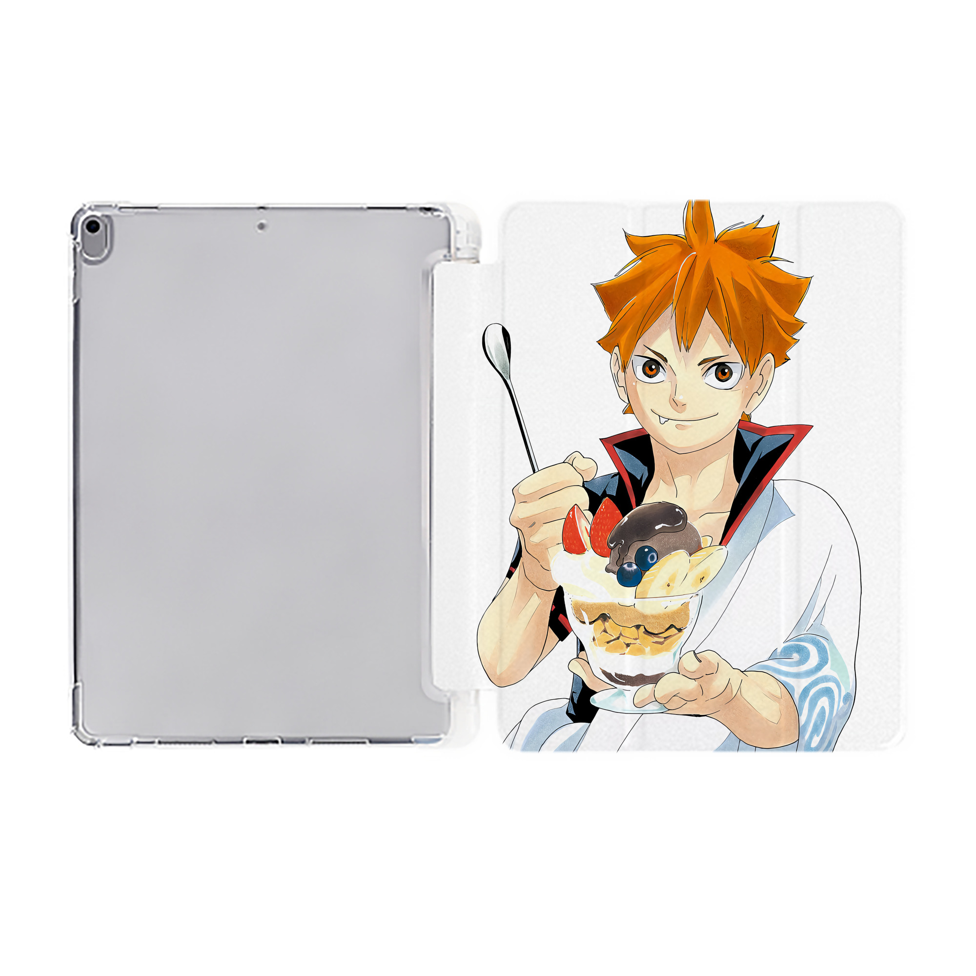 （画像用） ハイキュー!! Haikyu!! IPad ケース ペン収納付き 三つ折りスタンド PUレザー×シリコン 対応機種9.5/10.5/10.9インチ